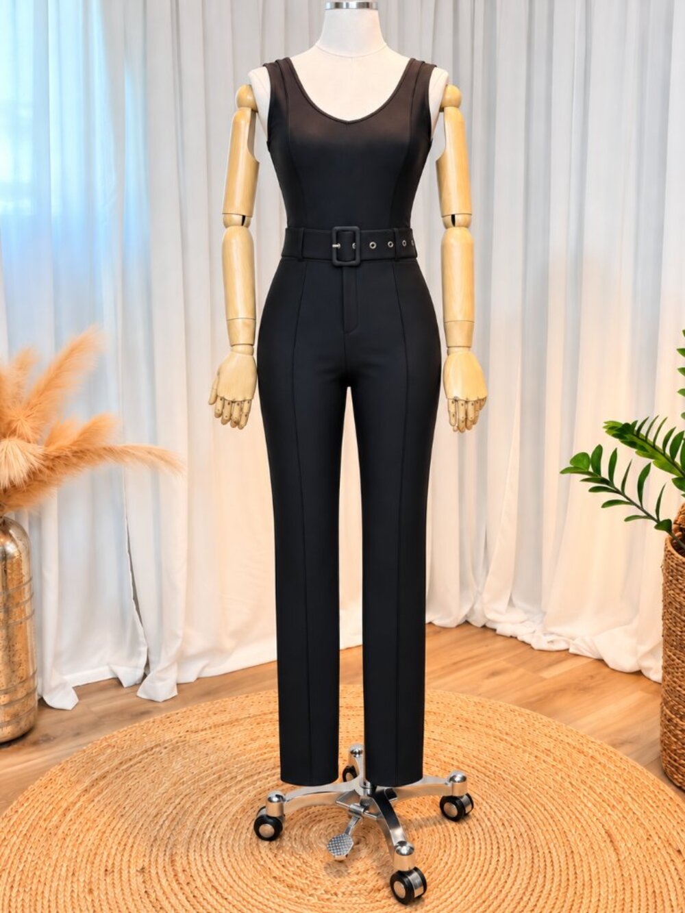 Pants Satin Lycra High Compression Black NWT